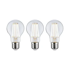 Eco-Line Filament 230 V Ampoule LED E27 Kit de 3 3x840lm 3x4W 3000K Clair