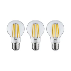 Eco-Line Filament 230 V Ampoule LED E27 Kit de 3 3x840lm 3x4W 3000K Clair