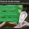 Eco-Line Filament 230 V Ampoules LED ST64 E27 840lm 4W 3000K Clair