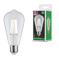 Eco-Line Filament 230 V Ampoules LED ST64 E27 840lm 4W 3000K Clair