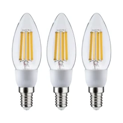 Eco-Line Filament 230 V Bougie LED E14 3x525lm 3x2,5W 3000K Clair