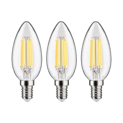 Eco-Line Filament 230 V Bougie LED E14 525lm 2,5W 3000K Clair