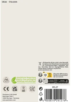 Eco-Line Filament 230 V Globe LED G95 E27 840lm 4W 4000K Clair