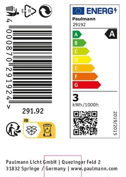 Eco-Line Kit Réflecteur LED 5x450lm 5x2,5W 3000K Argent