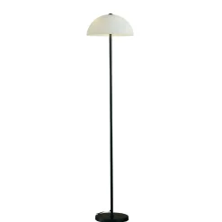 Elégant lampadaire minimaliste abat-jour en verre - Melito
