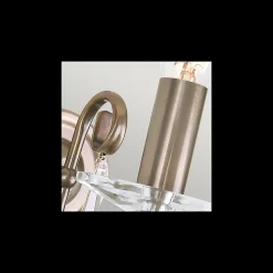 Elstead Aegean - Applique murale à 1 lumière pour bougie d'intérieur en laiton vieilli, E14