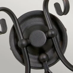 Elstead Artisan - Applique murale d'intérieur à 2 ampoules, noir, E14