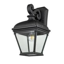 Elstead Bayview Lanterne murale d'extérieur noire, IP44