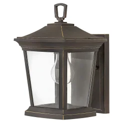 Elstead Bromley - Petite lanterne murale extérieure à 1 ampoule bronze clair IP44, E27