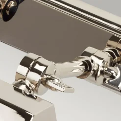 Elstead Chawton - Petite Applique Murale à 1 Lumière, Nickel Poli, E14