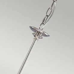 Elstead Finsbury Park - Lustre à 9 ampoules au fini nickel poli, E14