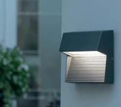 Elstead Freyr - Applique Murale Extérieure LED 1 Lumière Graphite IP65