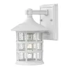 Elstead Hinkley Freeport Lanterne murale d'extérieur blanc texturé, IP44