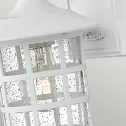 Elstead Hinkley Freeport Lanterne murale d'extérieur blanc texturé, IP44