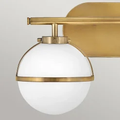 Elstead Hinkley Hollis Applique de salle de bain Heritage Laiton, IP44