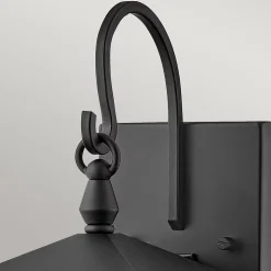 Elstead Hinkley Huntersfield Lanterne murale d'extérieur noire, IP44