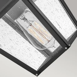 Elstead Hinkley Huntersfield Lanterne murale d'extérieur noire, IP44