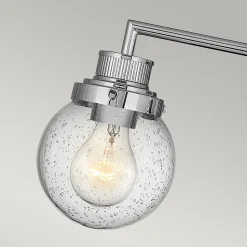 Elstead Hinkley Poppy Applique Salle de Bain Chrome Poli, IP44