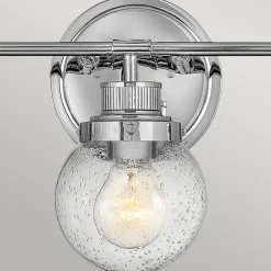 Elstead Hinkley Poppy Applique Salle de Bain Chrome Poli, IP44