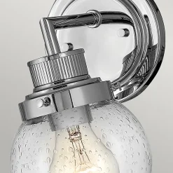 Elstead Hinkley Poppy Applique Salle de Bain Chrome Poli, IP44