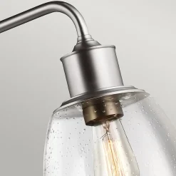 Elstead Hobson - Luminaire suspendu à 3 ampoules au plafond pour îlot, nickel satiné, E27