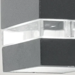 Elstead Jannik - Applique Murale Extérieure LED 2 Lumières Graphite IP44