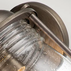 Elstead Kichler Ashland Lanterne murale d'extérieur en bronze bruni, IP44