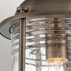 Elstead Kichler Ashland Lanterne murale d'extérieur en bronze bruni, IP44