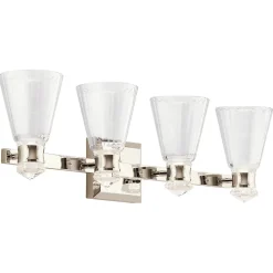 Elstead Kichler Kayva Applique murale LED intégrée Nickel poli, 3000K, IP44