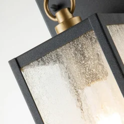 Elstead Kichler Lahden Lanterne Murale Extérieure Zinc Vieilli, IP44