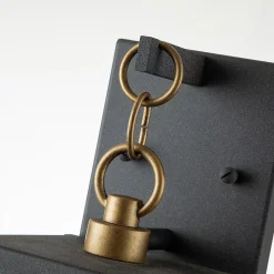 Elstead Kichler Lahden Lanterne Murale Extérieure Zinc Vieilli, IP44