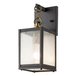 Elstead Kichler Lahden Lanterne Murale Extérieure Zinc Vieilli, IP44