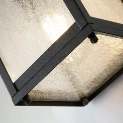 Elstead Kichler Lahden Lanterne Murale Extérieure Zinc Vieilli, IP44