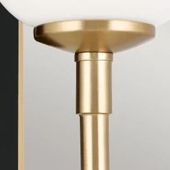 Elstead Kichler Solia Applique murale contemporaine en bronze champagne, noire, 3 000 K, IP44, 1 ampoule G9