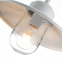 Elstead Klampenborg Applique d'extérieur Dome Blanc, IP44