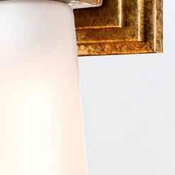 Elstead Kristy Applique murale contemporaine à bougie, finition or vieilli, 1 x E27