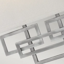 Elstead Lanza - Applique murale d'intérieur à 2 ampoules, nickel, E14