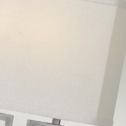 Elstead Lanza - Applique murale d'intérieur à 2 ampoules, nickel, E14