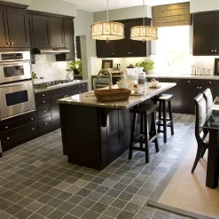 Elstead Lemuria - Grand plafonnier rond à 3 ampoules à montage double, or, E27