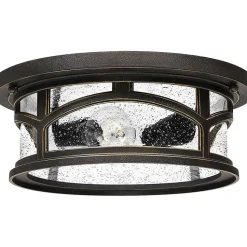 Elstead Marblehead - Plafonnier à 2 ampoules - Fini bronze palladien, E27