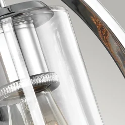 Elstead Marlena - Applique murale à 1 lumière, chrome poli, E27