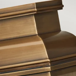 Elstead Old Bailey - Grande lanterne murale extérieure à 2 ampoules en laiton IP44, E27