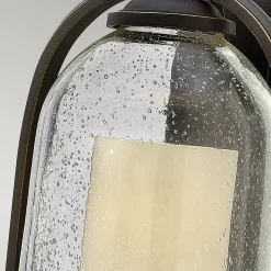 Elstead Quincy - Lanterne murale extérieure à 1 lumière, bronze huilé, IP44, E27