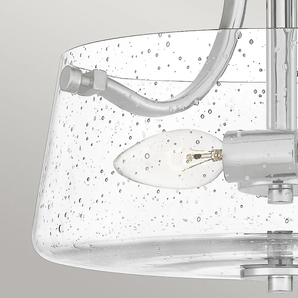 Elstead Quoizel Hollister Plafonnier semi-encastré Bowl nickel poli