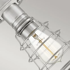 Elstead Quoizel Mixon Plafonnier semi-encastré nickel brossé