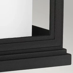 Elstead Roscoe - Lanterne murale extérieure à 1 ampoule moyenne noire IP44, E27