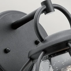 Elstead Vandalia - Lanterne murale extérieure à 1 ampoule noire IP44, E27