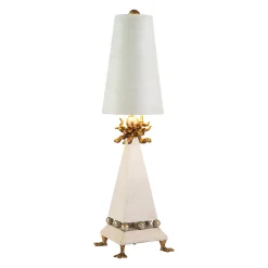 Elsteada - 1 lampe de table lumineuse crème, E27