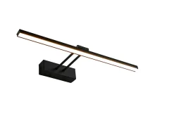 EMKE Applique murale LED pour salle de bain, 40 x 20 cm, 6500 K, noir