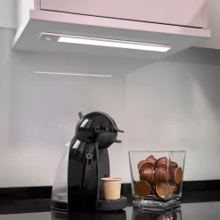 Emuca Luminaire LED Kaus rechargeable par usb avec détecteur de mouvement, L 240 mm, Anodisé mat, Plastique et Aluminium